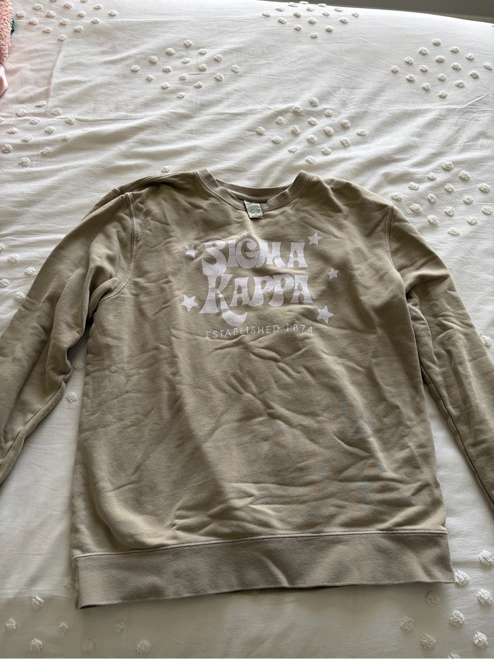 Sigma Kappa Crewneck Sweatshirt - Taupe